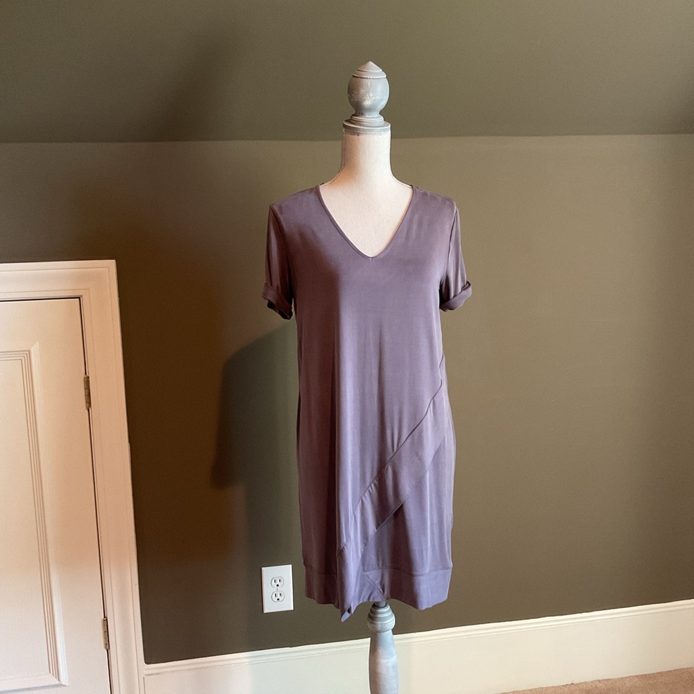 Anthropologie Dolan West Coast Shift Dress Petite Small Lavender - Picture 6 of 10